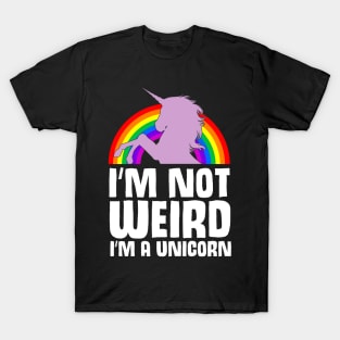 Unicorn with rainbows T-Shirt